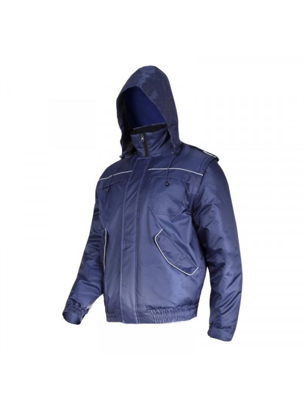 Jacheta captusita cu gluga si maneci detasabile - 2xl