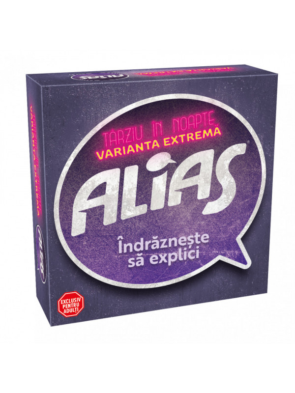 Joc de societate Alias Tarziu in noapte - varianta extrema