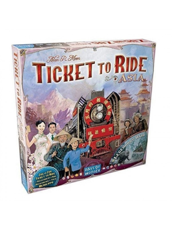 Joc de societate Ticket to Ride Map Collection Asia, extensie, limba engleza