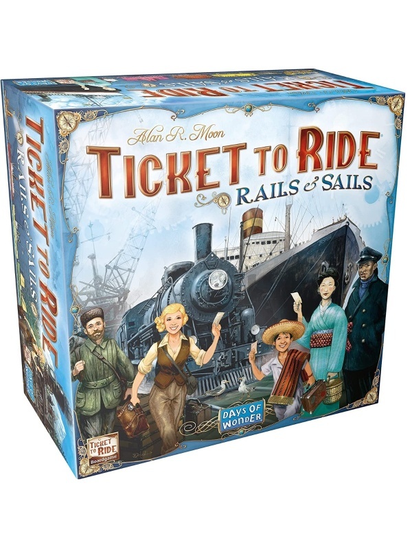 Joc de societate Ticket to Ride Rails & Sails, limba engleza