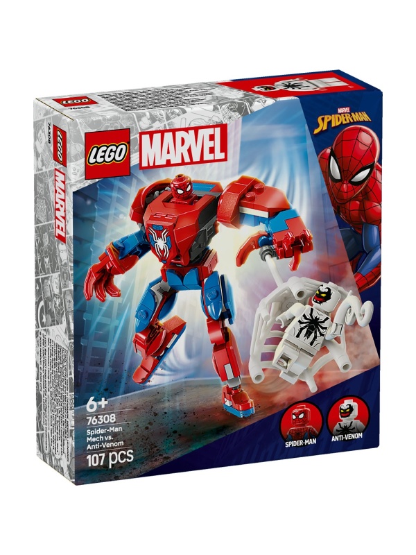 LEGO SUPER HEROES ROBOTUL OMUL PAIANJEN VS. ANTI-VENOM 76308