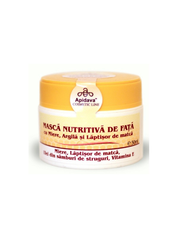 MASCA"CLEOPATRA"CU MIERE,ARGILA,LAPT.MATCA,VIT.E 50ml APIDAVA