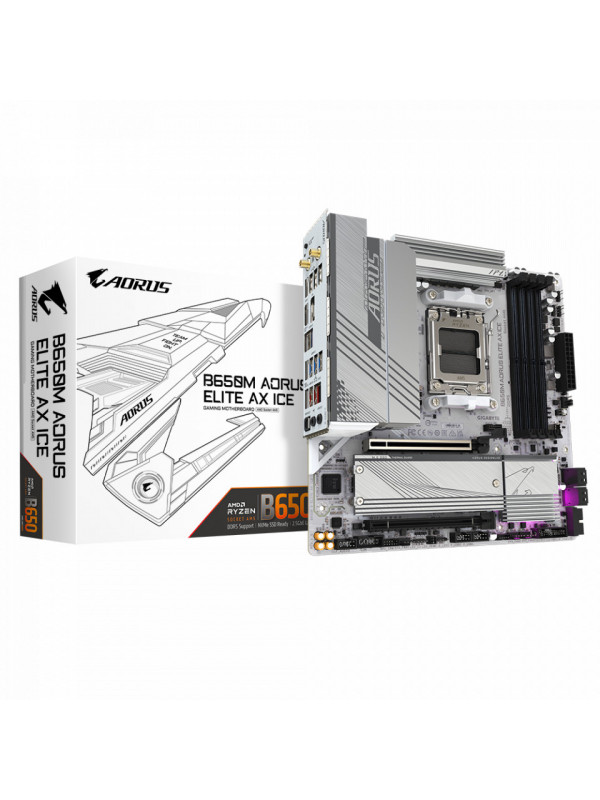Mb gigabyte b650m aorus elite ax ice