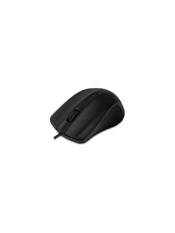 MediaRange Corded 3-button optical mouse, black