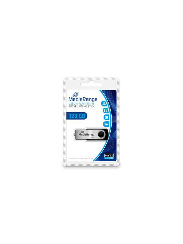 MediaRange USB 2.0 flash drive, 128GB