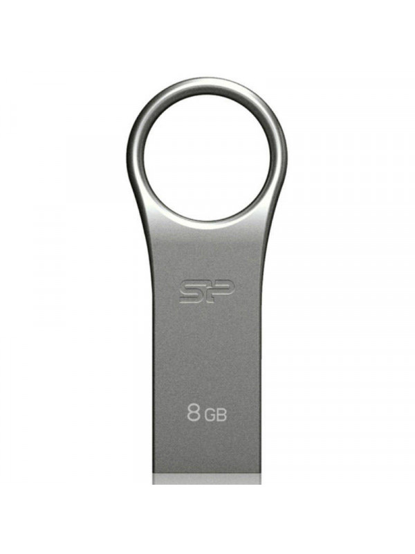 Memorie USB Silicon Power Firma F80 8GB USB 2.0 COB Zinc Alloy Silver