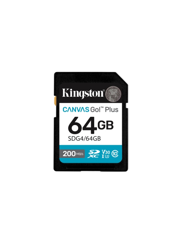 MICROSD KS 64GB CL10 UHS-I CANVAS GO PLS