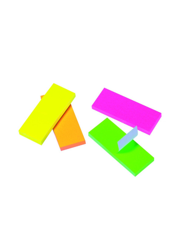 Mini bloc de notite adezive Herlitz, 20 x 50 mm, set 4 buc/50 file