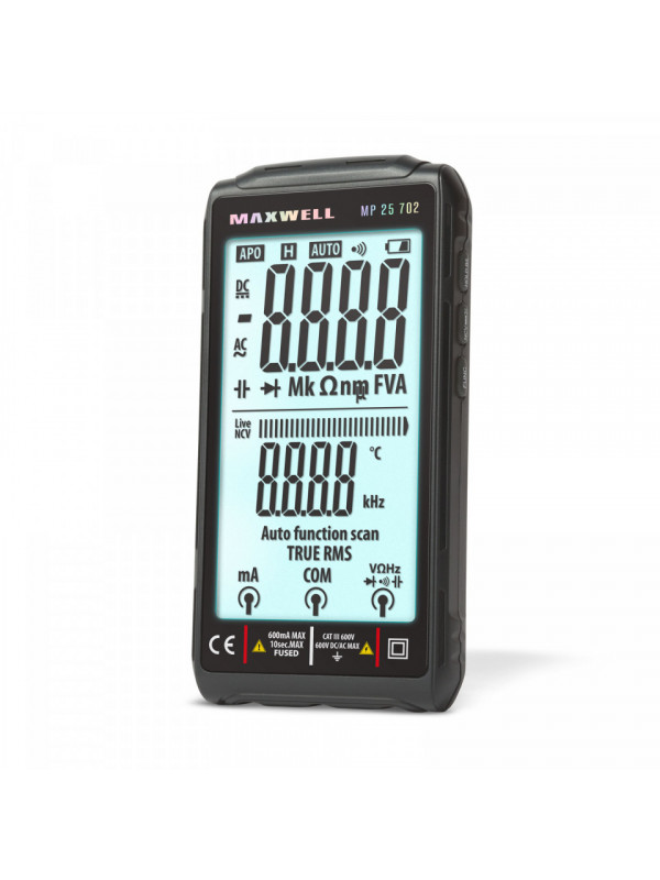 Multimetru automat "FullScreen" - 4,2" - cu acumulator - Type-C