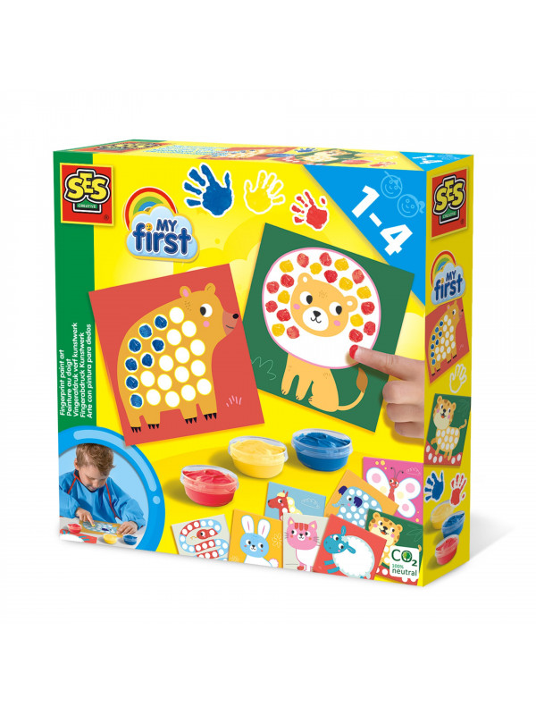 My first - Set acuarele pentru degete si tablouri