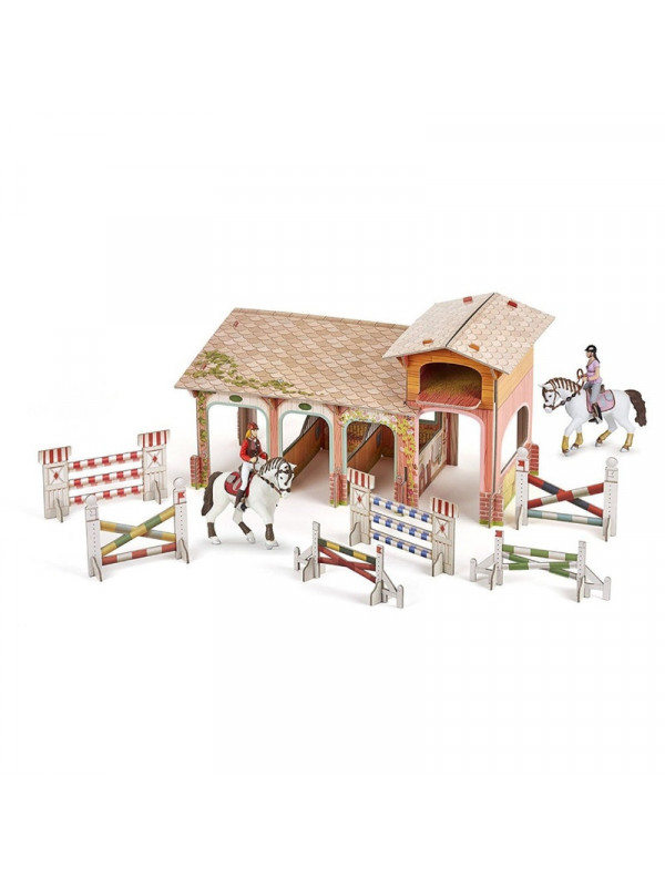 Papo figurina set poney club-boxa carton+4 figurine