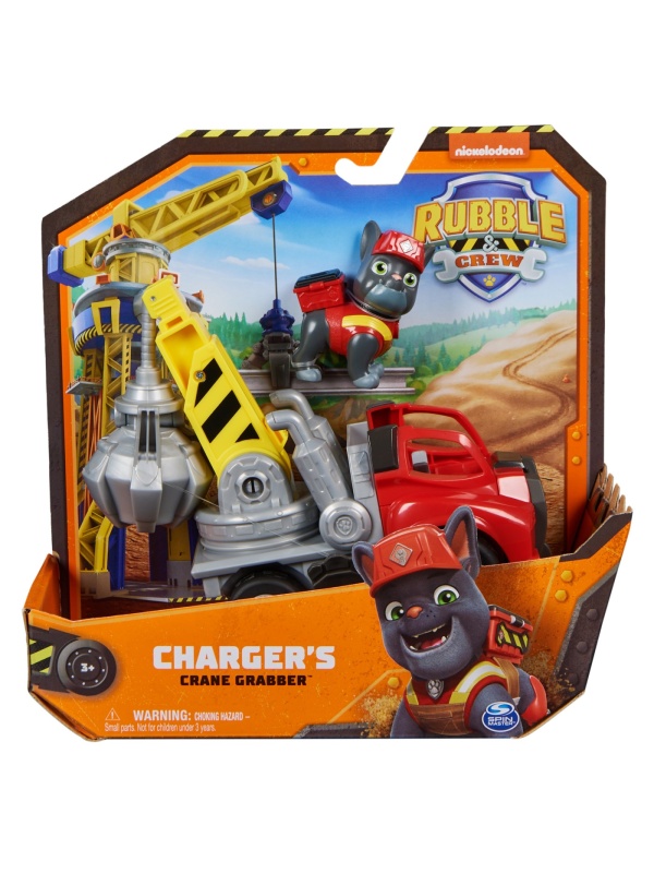 PATRULA CATELUSILOR RUBBLE SI ECHIPA VEHICUL DE BAZA CHARGER