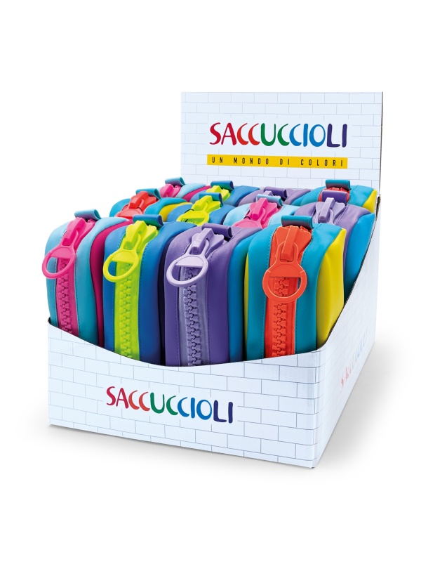 Penar Zippy, cu fermoar mare, 22 x 10 x 8 cm (12buc/display)