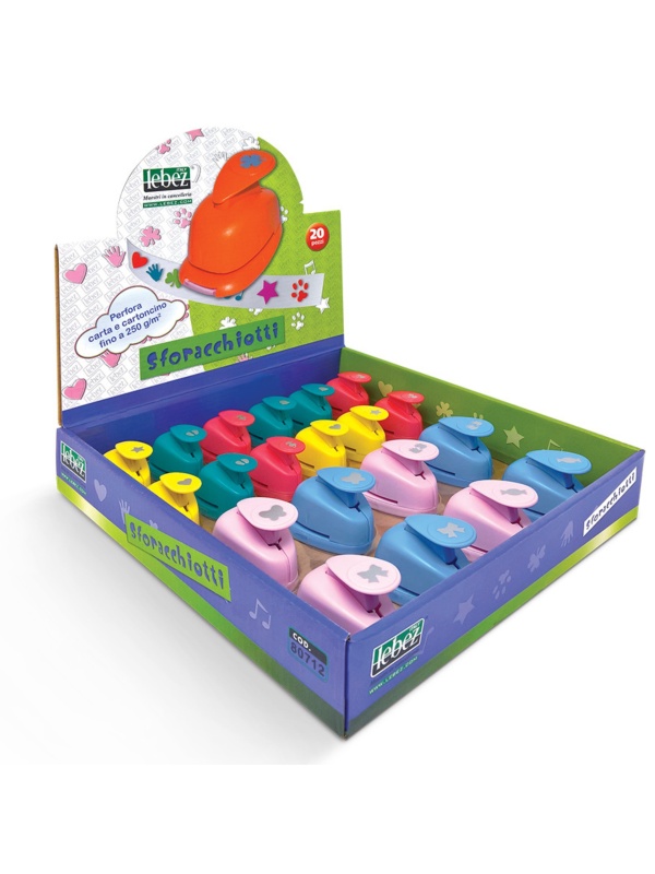 Perforatoare diverse forme (24 buc/display)