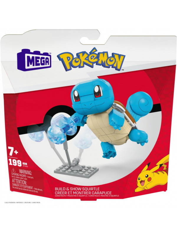 Pokemon mega construx set de constructie squirtle