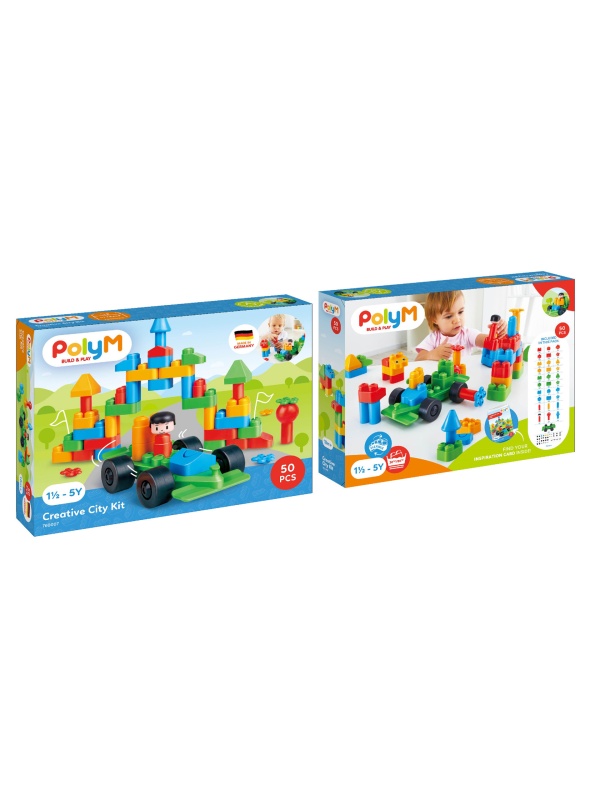 PolyM - Kit Orasul Creativ (50 piese)