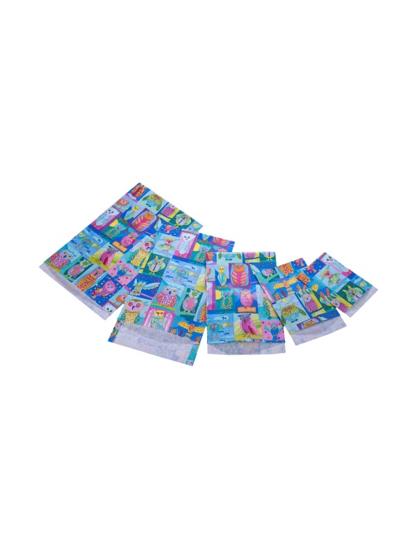 Punga cadou din hartie - Bufnite (L-plus - 23 x 33 x 4+6 cm)