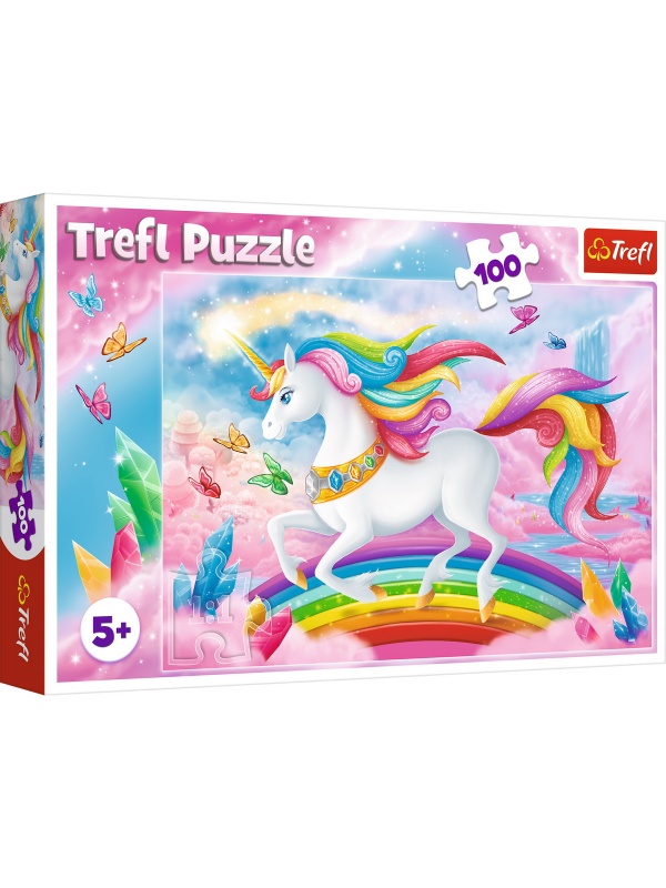 PUZZLE TREFL 100 LUMEA DE CRISTAL A UNICORNILOR