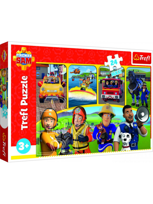 Puzzle trefl 24 maxi pompierul sam