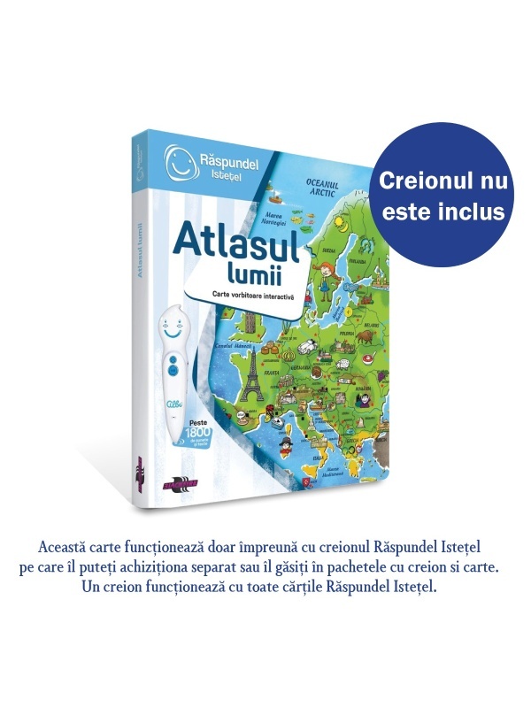 Raspundel Istetel, carte Atlasul lumii
