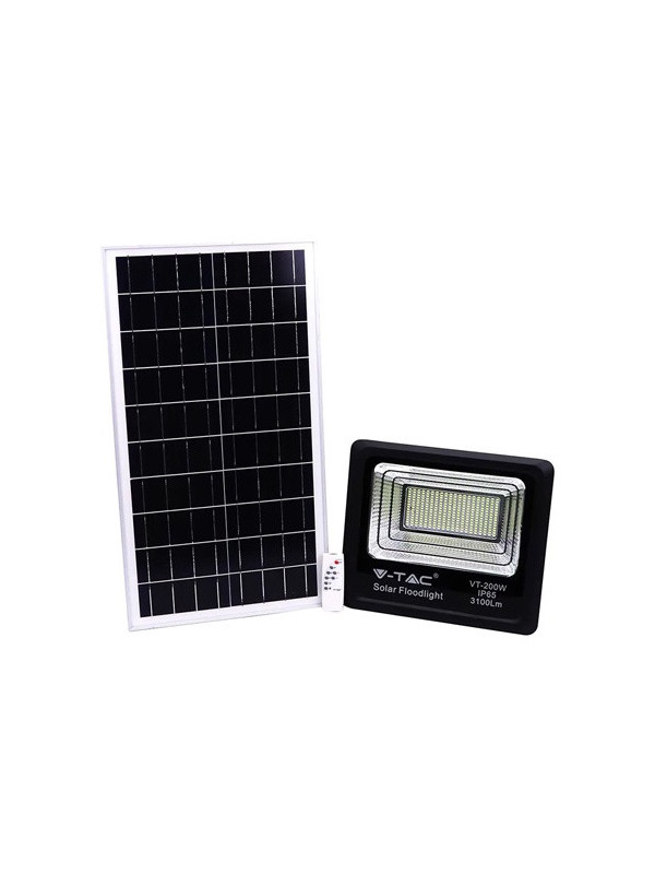 Reflector led 40w 6000k cu incarcare solara