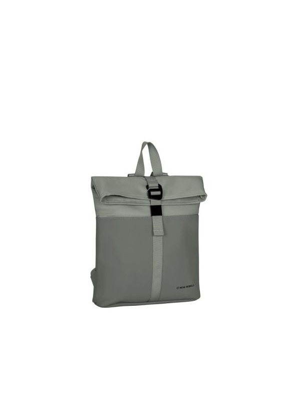 RUCSAC NEW REBELS BRUCE-LOS ANGELES ROLLTOP, DIMENSIUNI 27/8/33 CM, CULOARE ANTRACIT