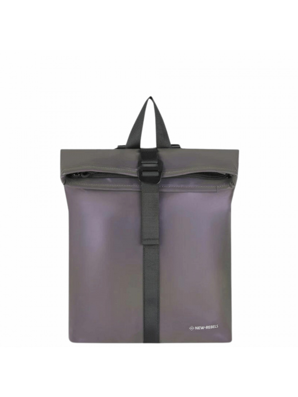RUCSAC NEW REBELS REFLECT-LOS ANGELES ROLLTOP, DIMENSIUNI 27/8/33 CM, CULOARE TWO-TONE REFLECT