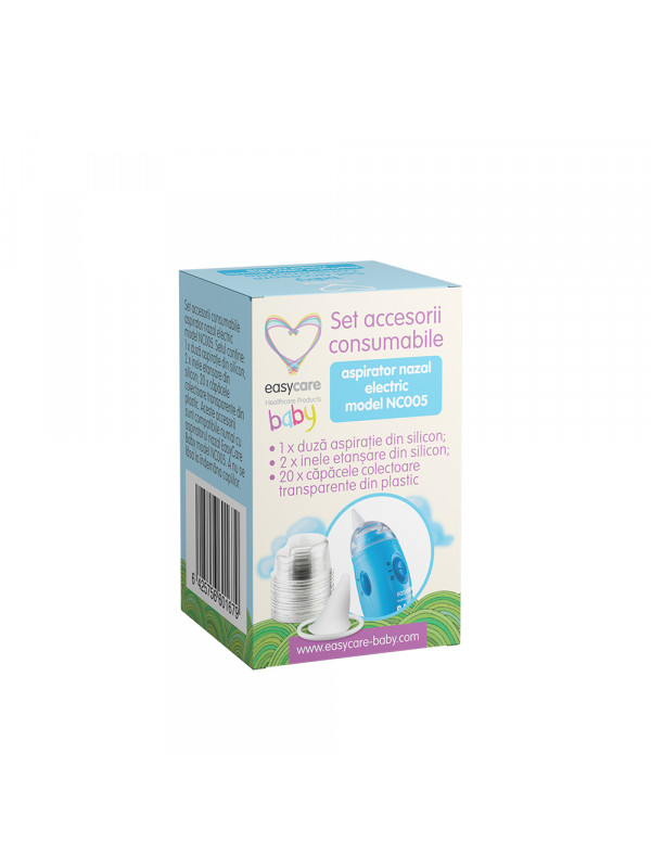 Set accesorii pentru aspirator nazal electric model NC005 EASYCARE BABY