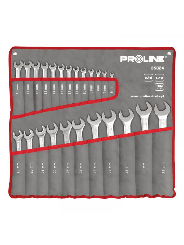 SET CHEI COMBINATE CR-VA FORJATE 6-32MM - 24P.