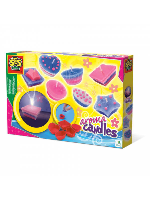 Set creativ copii - Creez lumanari parfumate