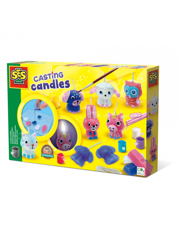 Set creativ - Lumanari animale vesele