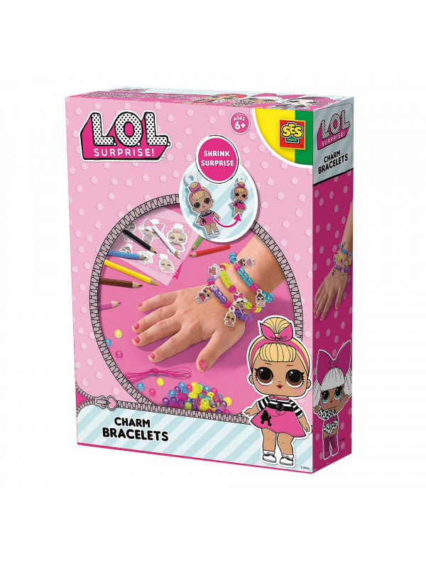 Set creativ pentru copii - Bratari cu pandantive L.O.L.