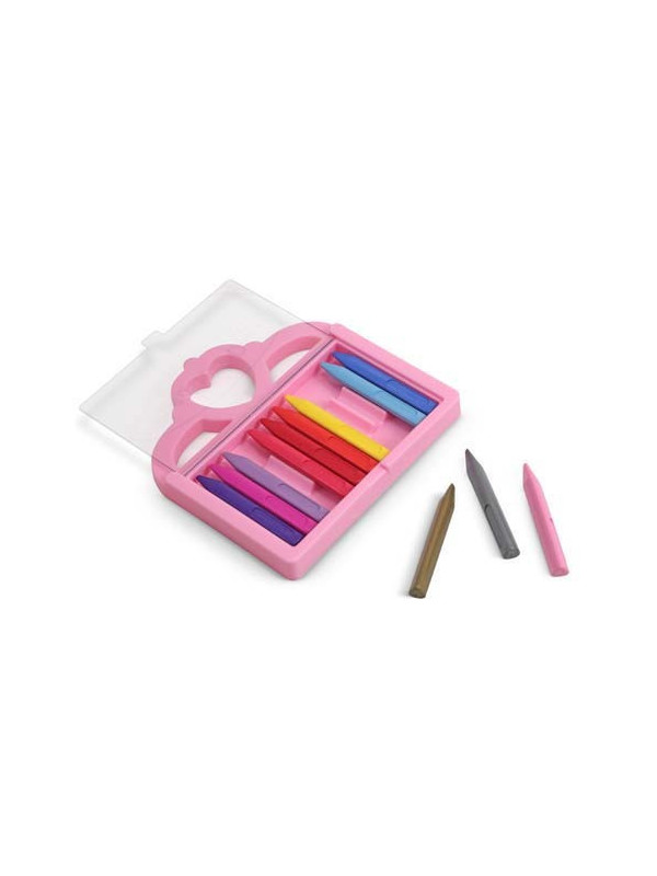 Set creioane colorate triunghiulare Princess Melissa and Doug 12 buc