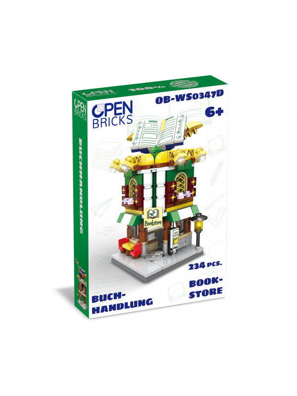 Set de construit de jucarie - Librarie (234 piese)
