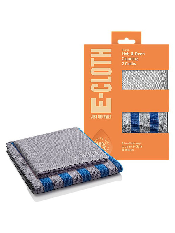 Set Doua Lavete Premium E-Cloth din Microfibra pentru Curatare Cuptor, Plita, Aragaz, 32 x 32 cm