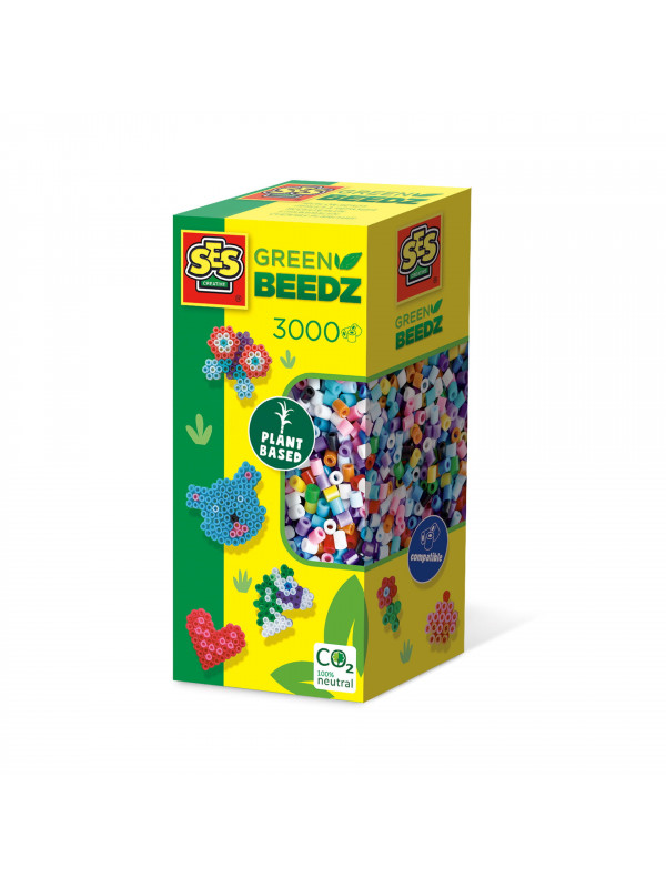 Set margele de calcat culori mixte Green Beedz 3000 bucati
