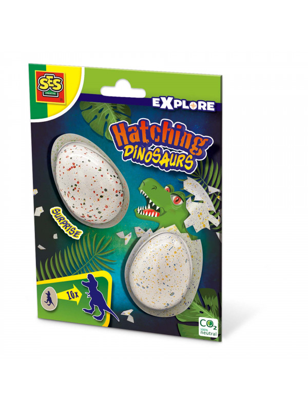 Set oua de jucarie pentru copii cu dinozauri care eclozeaza in apa