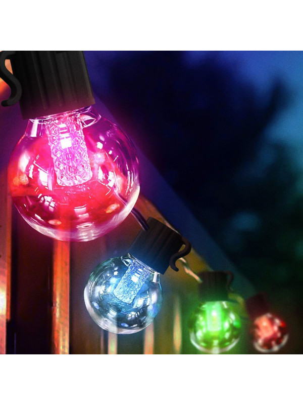 Șir de lumini inteligente - LED RGB 25 db - 17,5 m - bluetooth, 100-240V, 7W