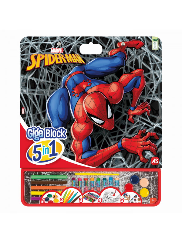 SPIDER MAN SET PENTRU DESEN GIGA BLOCK 5 IN 1