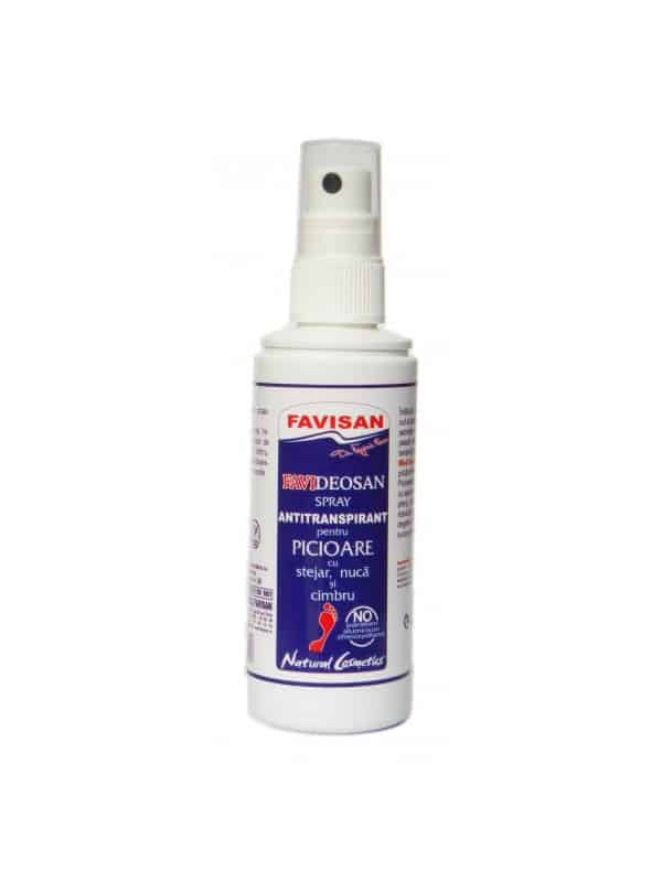 Spray antiperspirant picioare 100ml favisan