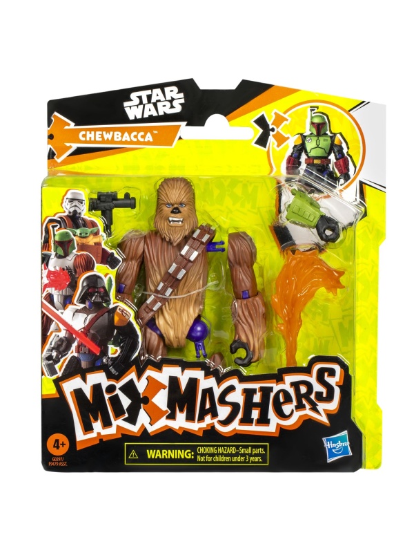 STAR WARS MIX MASHERS SET FIGURINA CHEWBACCA 12CM SI ACCESORII