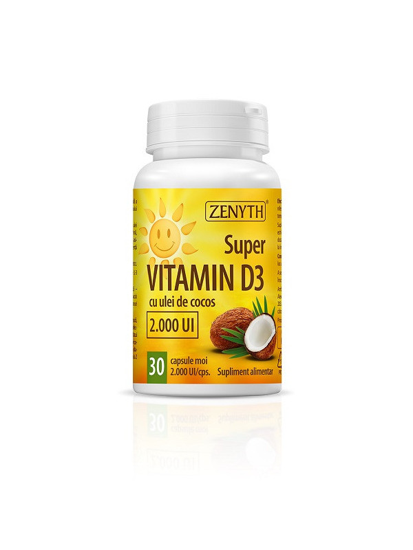 SUPER VITAMIN D3 2000UI 30CPS