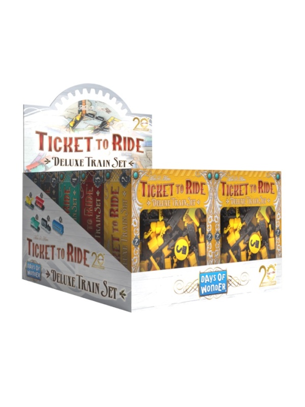 Ticket to ride, set accesorii Editie Deluxe Aniversara 20 ani, diverse culori