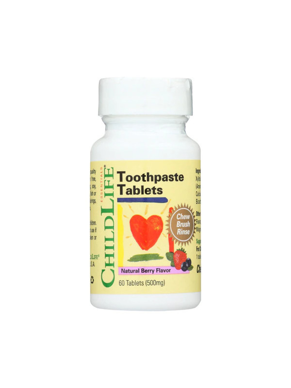 TOOTHPASTE TABLETS 60 (copii) CHILDLIFE 60tb SECOM
