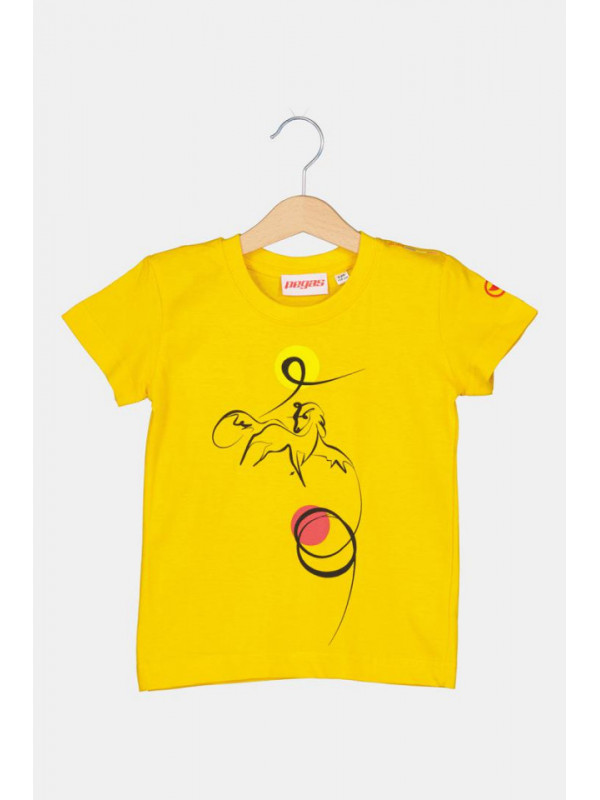 TSHIRT CASUAL C CAL PEGAS YELLOW-12