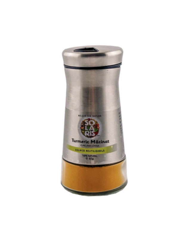 Turmeric macinat solnita reutilizabila 50gr solaris