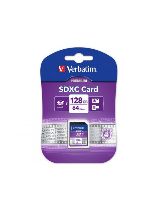 Verbatim SECURE DIGITAL CARD SDXC/UHS1 128GB CLASS 10
