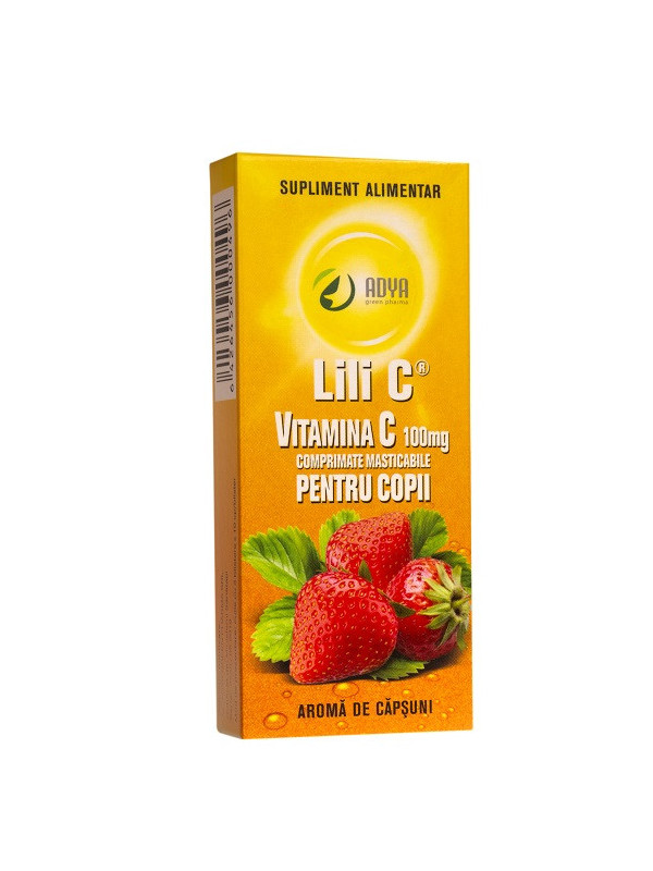 VITAMINA C CAPSUNI COPII 100MG 30CPR