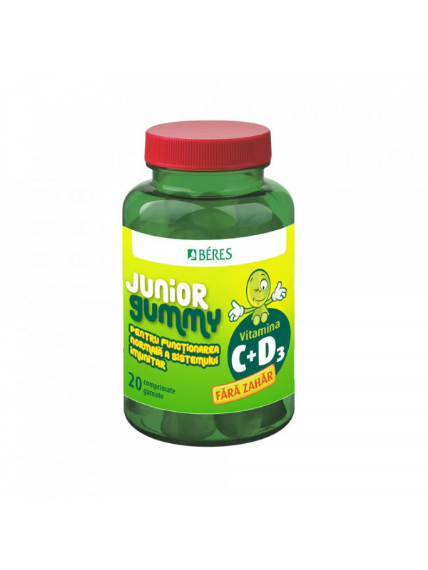 VITAMINA C+D3 JUNIOR GUMMY 20CPR GUMATE