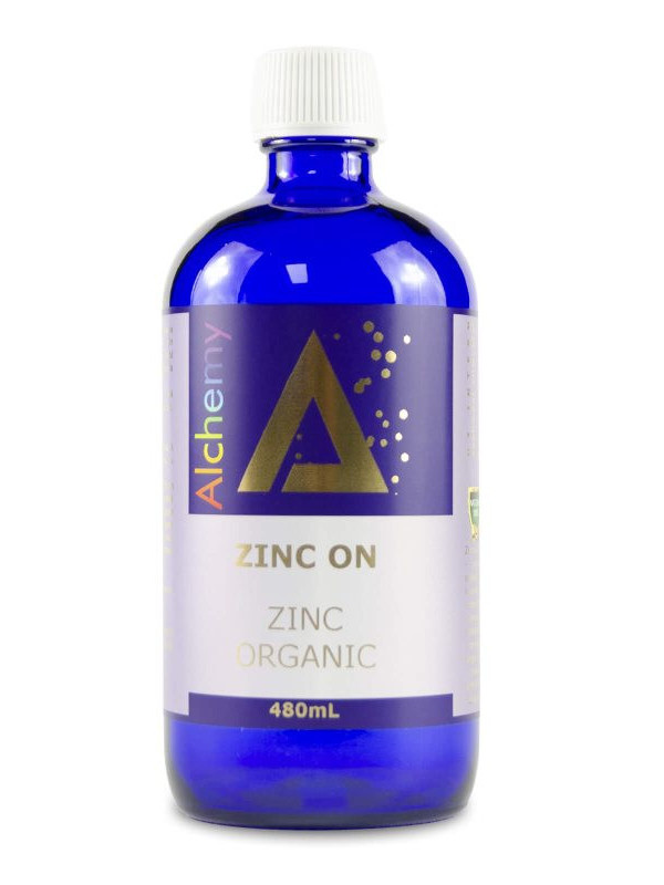 ZINC ON ZINC IONIC ORGANIC "ALCHEMY" 480ml AGHORAS